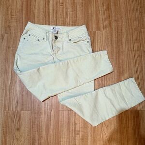 SO Women's Cream Skinny Jeans